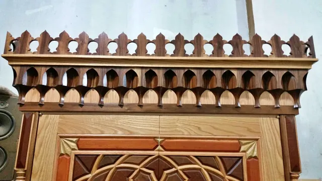 Esquadrias de madeira estilo islâmico