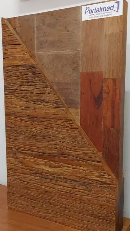 Porta sólida de madeira para quarto
