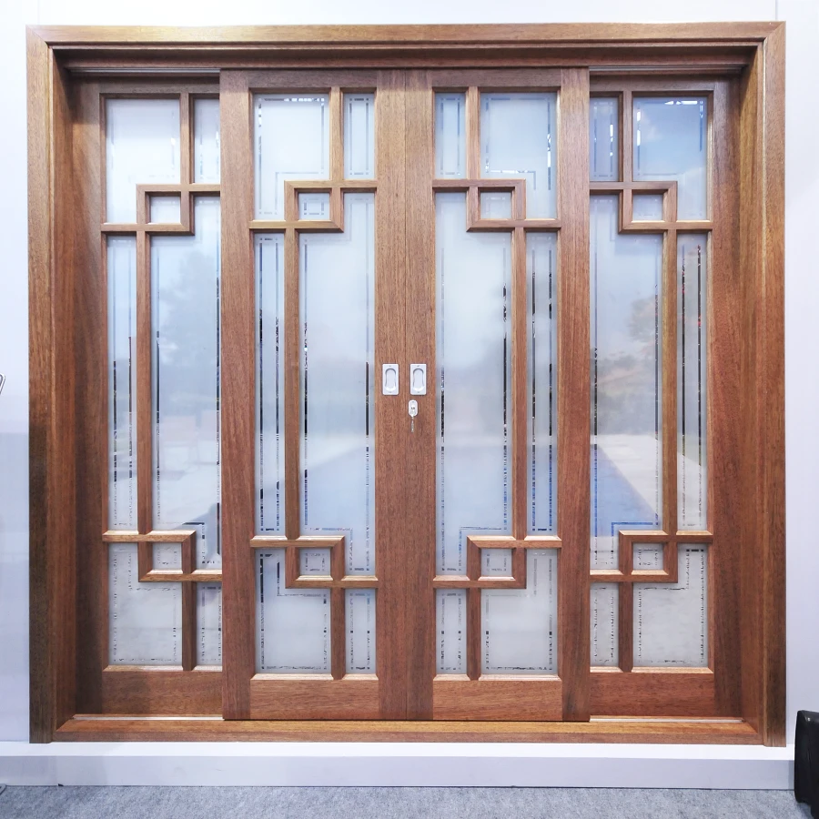 Porta de correr de madeira