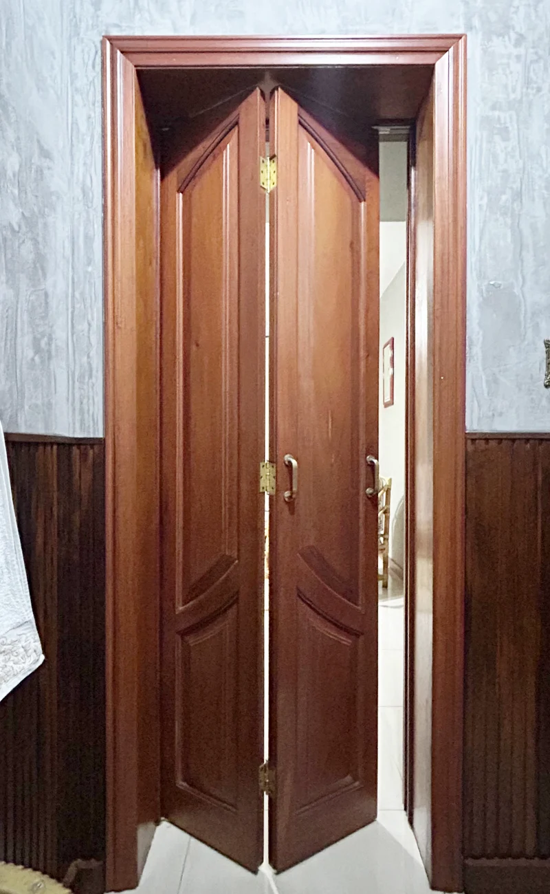 Porta camarão de madeira para banheiro