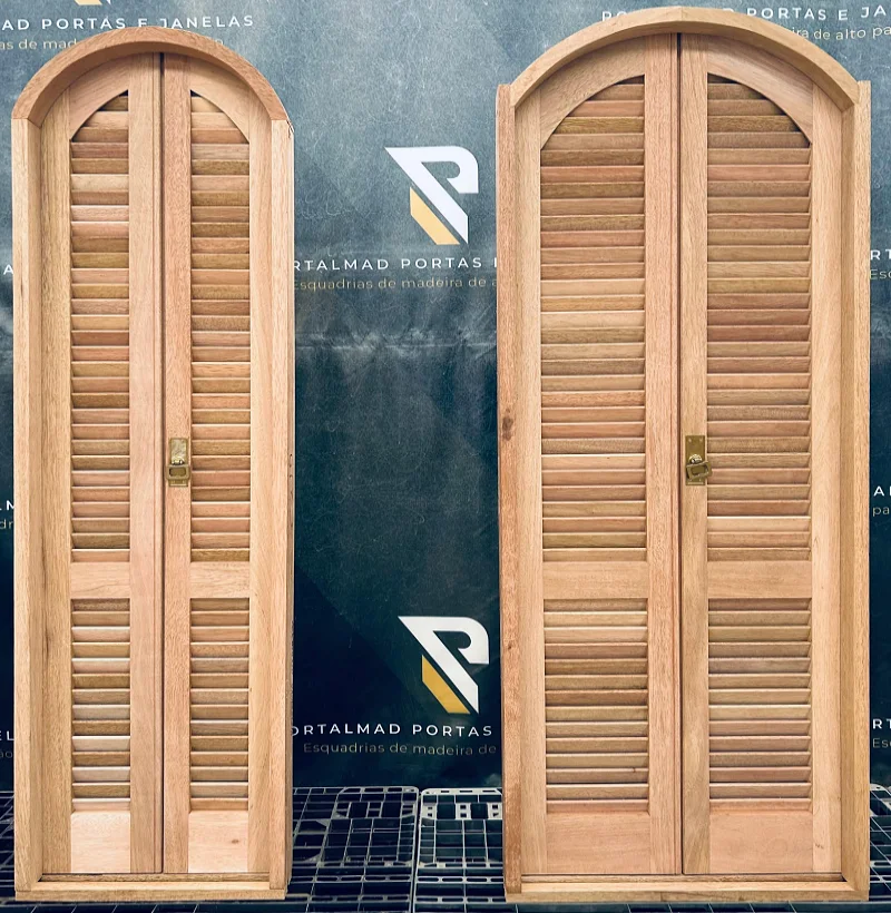 Portas camarão de madeira Portas camarão de madeira