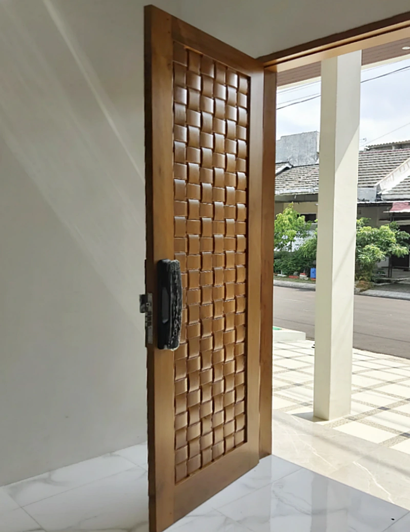 Porta decorativa de madeira Porta decorativa de madeira