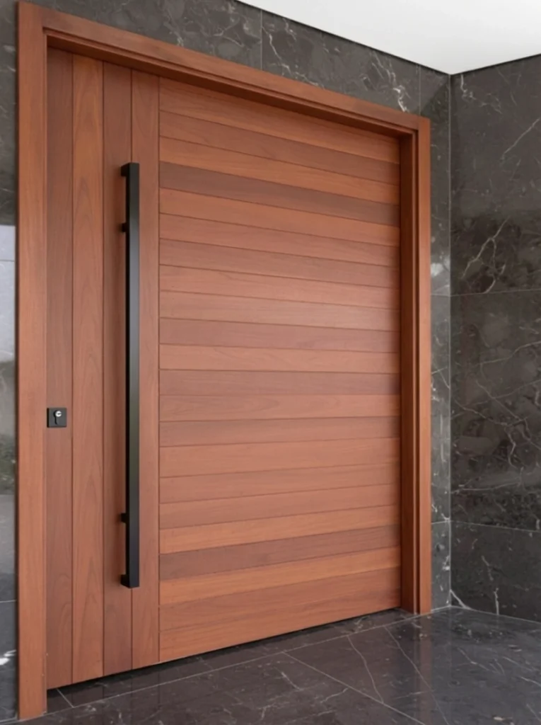 Porta de entrada moderna Porta de entrada moderna