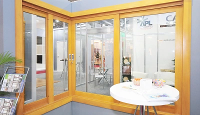 Janela em L de canto 90 graus