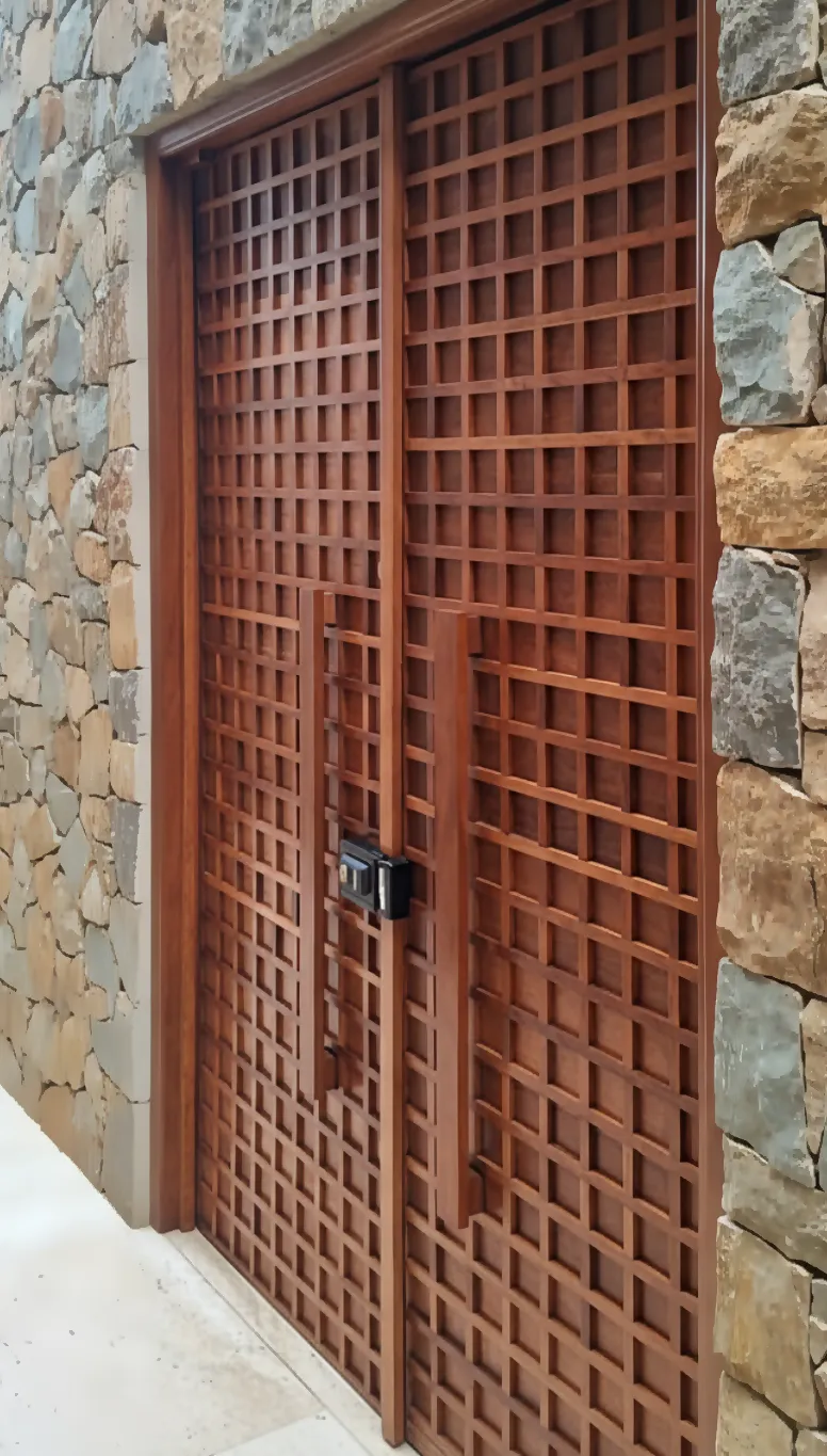 Esquadrias de madeira nobre