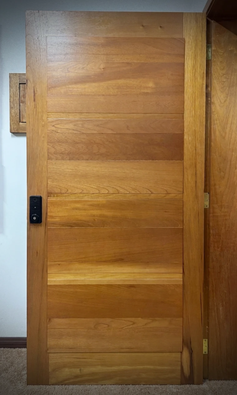 Porta para quarto de madeira maciça Porta para quarto de madeira maciça